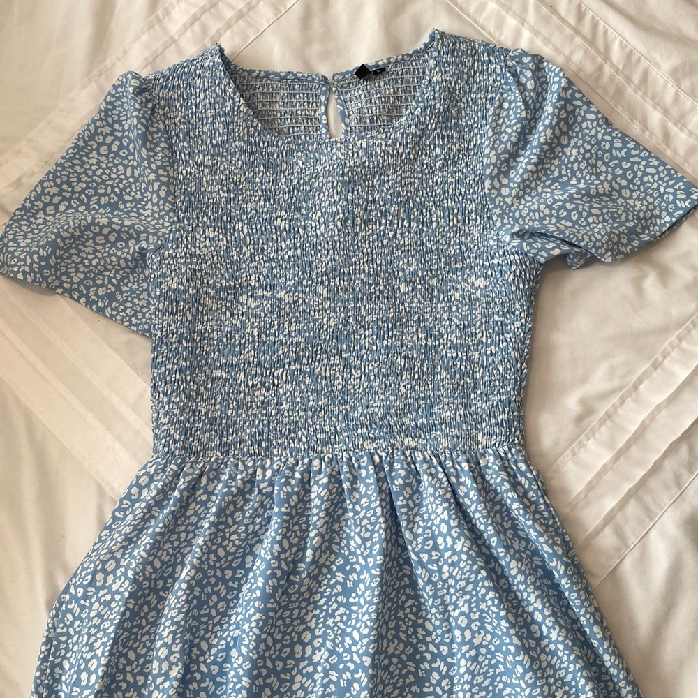 Blue maxi dress